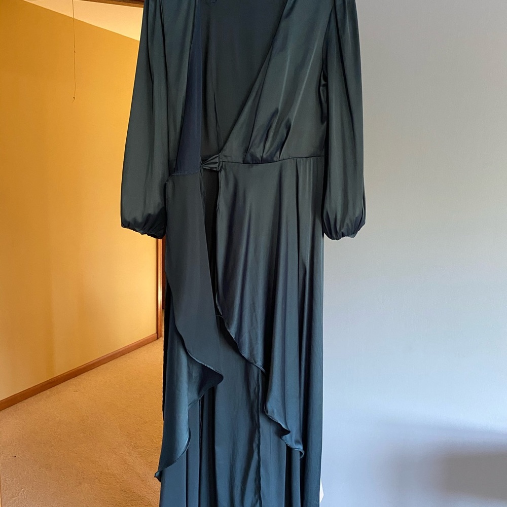 Lulus High Low Silk Dress